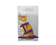 Load image into Gallery viewer, Trouble &amp; Trix Diva Velvet Cat Harness
